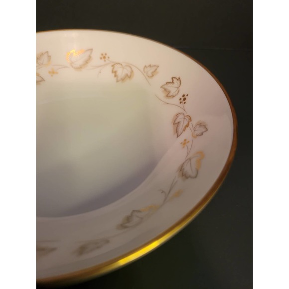 Vintage Noritake Ivory China Goldivy 6" Coupe Cereal Bowl 7531 - Picture 3 of 8